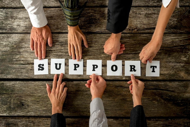 Support and help center hero visual